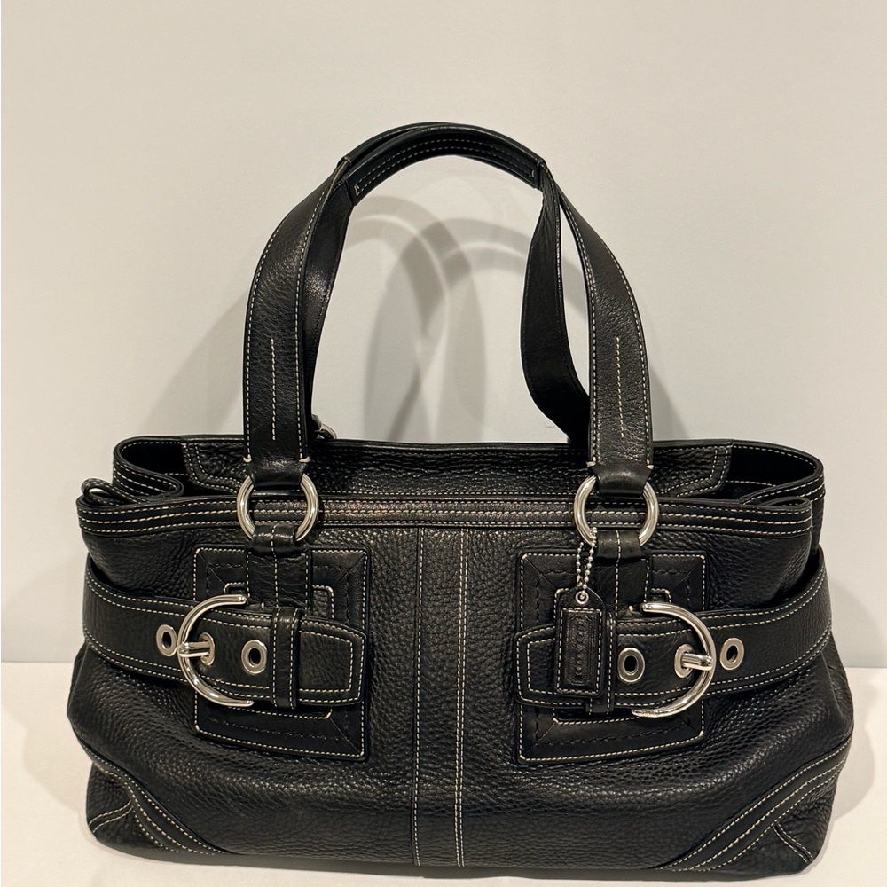 Vintage Coach Hampton Satchel Tote